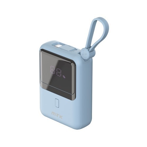 BATERIA POWER BANK M-TK TD2137 AZUL 10000MAH